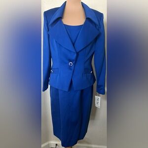 Elegant Blue Women's Skirt Set